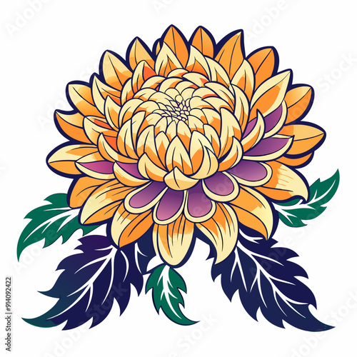 abstract flower illustration