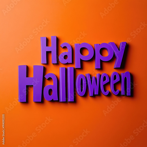 Happy Halloween Colorful Decorations. Perfect for Festive Celebrations