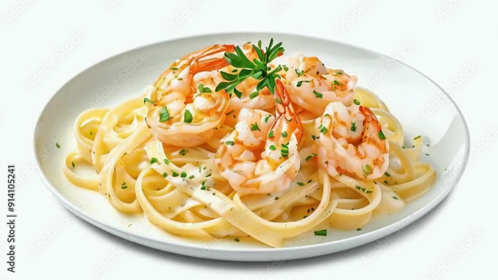 spaghetti with shrimps spaghetti with shrimps