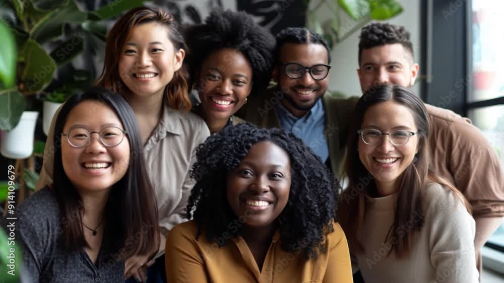 Happy multi-ethnic office team in office, cooperation Happy multi-ethnic office team in office, cooperation