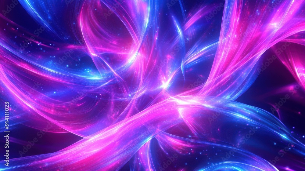 Vibrant Abstract Digital Background with Pink and Blue Swirls for Creative Projects Vibrant Abstract Digital Background with Pink and Blue Swirls for Creative Projects