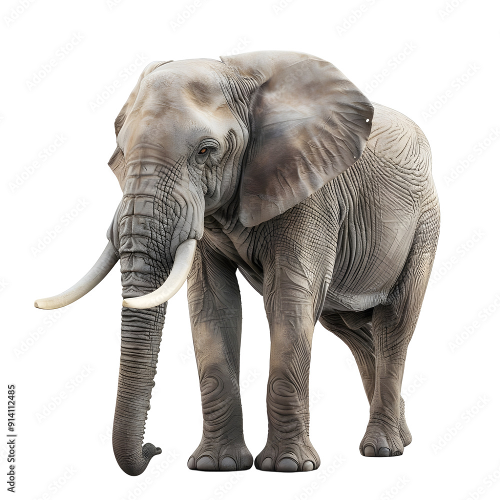 Fototapeta premium elephant transparent background
