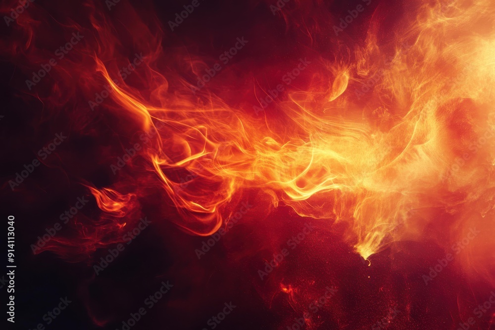 Dynamic Abstract Fire Art Background Banner Dynamic Abstract Fire Art Background Banner