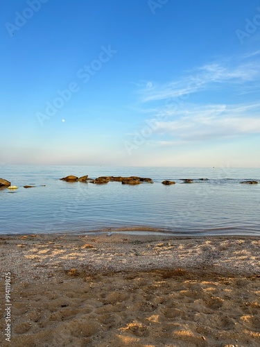 beach at sunset