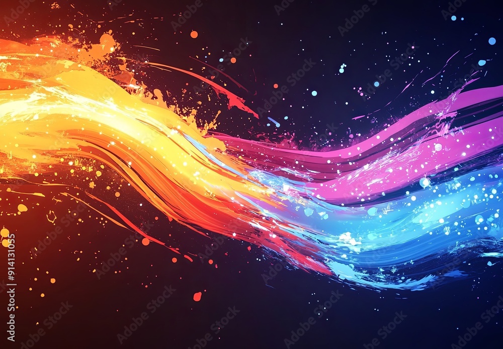 A high-energy abstract background with splashes of color and dynamic lines, perfect for a lively and engaging design A high-energy abstract background with splashes of color and dynamic lines, perfect for a lively and engaging design