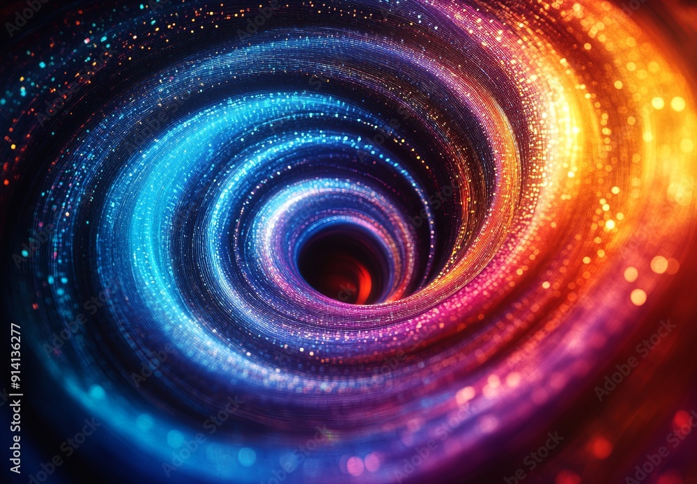 An abstract background with swirling patterns and vibrant colors, resembling a digital vortex or whirlpool An abstract background with swirling patterns and vibrant colors, resembling a digital vortex or whirlpool