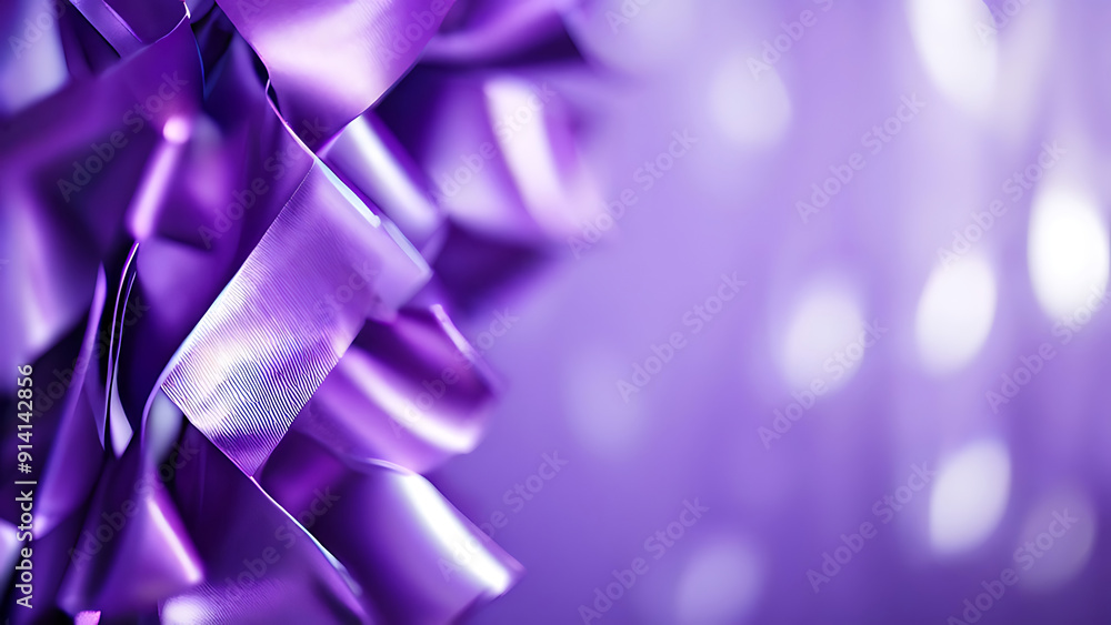 Festive Violet Purple Foil Strip Blurred Bokeh Curtain Background for Christmas Party Decorations Wall Hanging Holiday Decor. Festive Violet Purple Foil Strip Blurred Bokeh Curtain Background for Christmas Party Decorations Wall Hanging Holiday Decor.