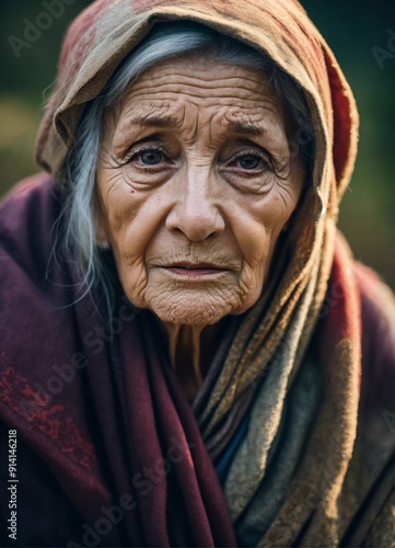 portrait of an old person