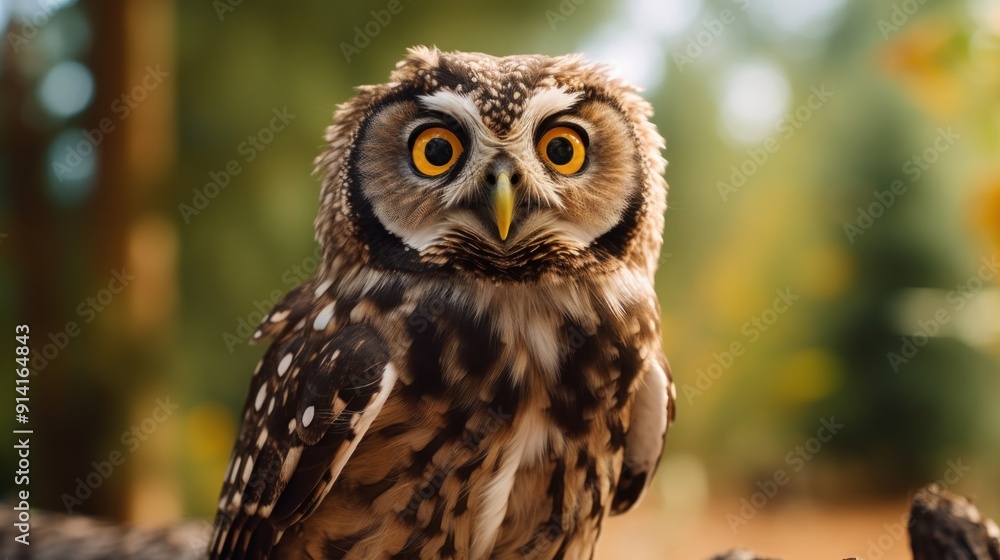 Close-up Portrait of an Owl Close-up Portrait of an Owl