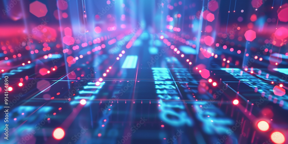 background of futuristic computer circuits, movement of lights background of futuristic computer circuits, movement of lights