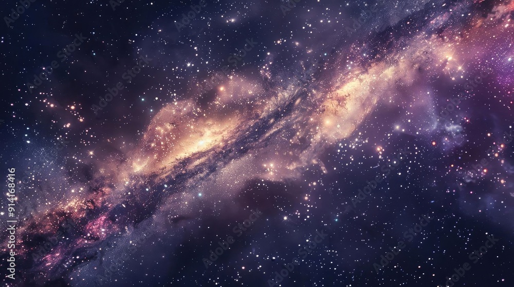 Spectacular image of a galaxy with stars and cosmic dust, highlighting the vastness and beauty of the universe. Spectacular image of a galaxy with stars and cosmic dust, highlighting the vastness and beauty of the universe.