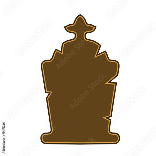 grave tombstone, vector, logo, silhouette, vector illustration, abstract, art, 3d rendering