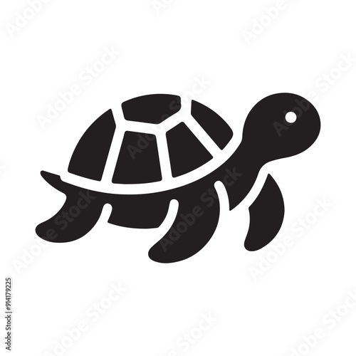 turtle silhouettes vector design