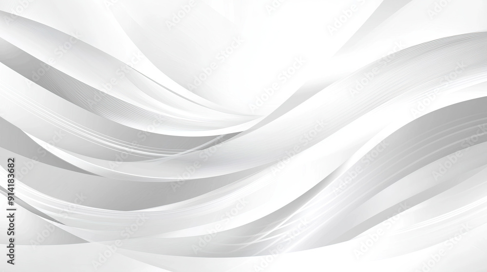 Fototapeta premium Abstract White Background Modern Design, Sleek Minimalist Layout, Clean and Contemporary Visual, High-Quality Abstract Backdrop, Elegant White Modern Aesthetic