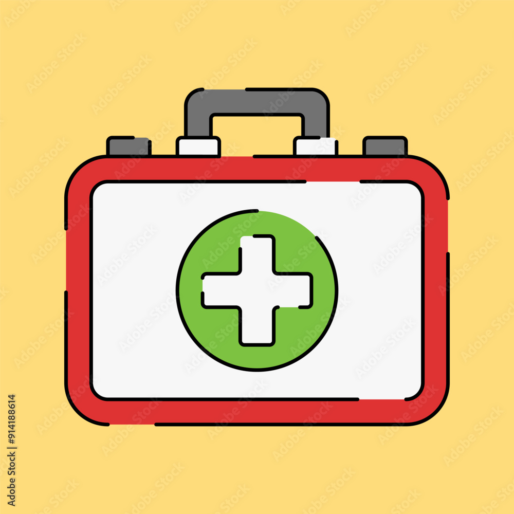 Obraz premium First Aid Kit Illustration