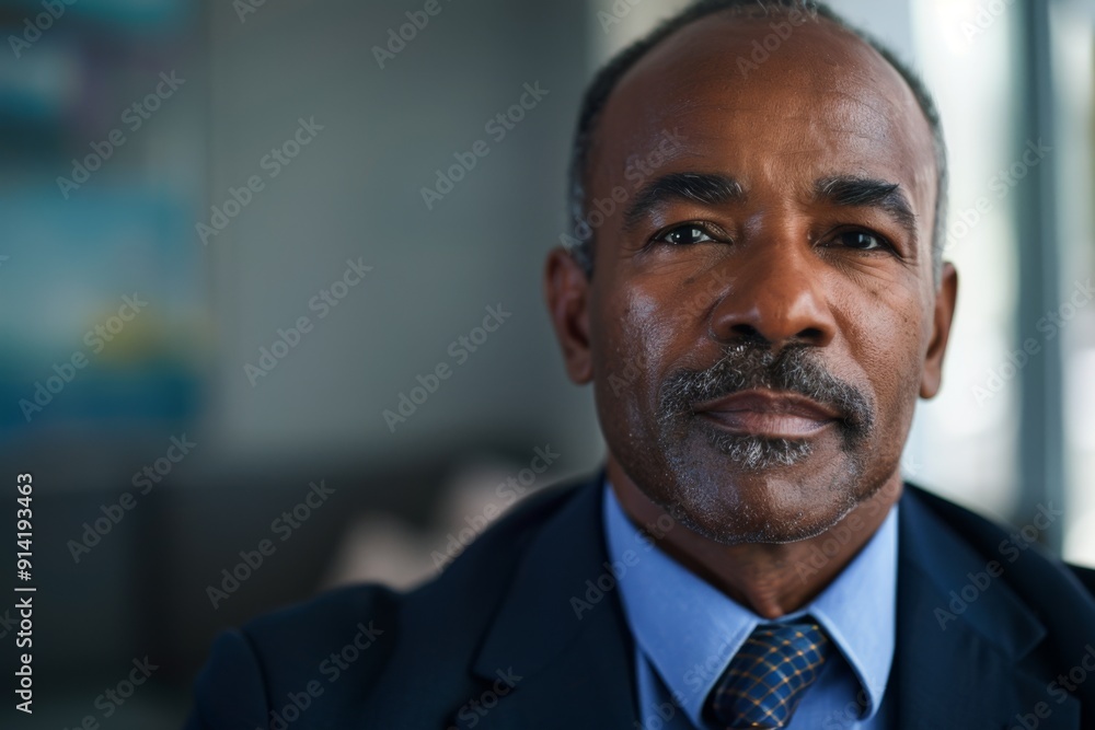 Portrait of a middle aged male accountant Portrait of a middle aged male accountant