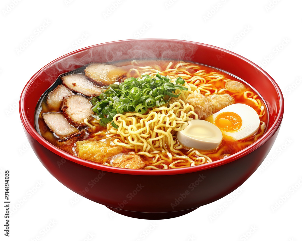 A ramen isolated on white transparent background A ramen isolated on white transparent background