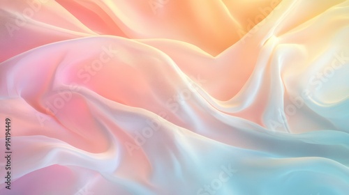 Smooth, flowing cloth background with a delicate, elegant texture in light, soft colors.