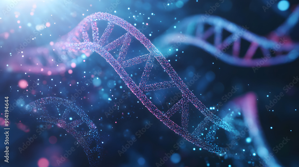 3D rendering of a biotechnology background of DNA and protein letters structures, emphasizing genetic and molecular data analysis 3D rendering of a biotechnology background of DNA and protein letters structures, emphasizing genetic and molecular data analysis