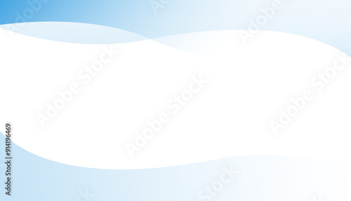 Abstract blue wave background. Fluid composition of shapes. Vector illustration