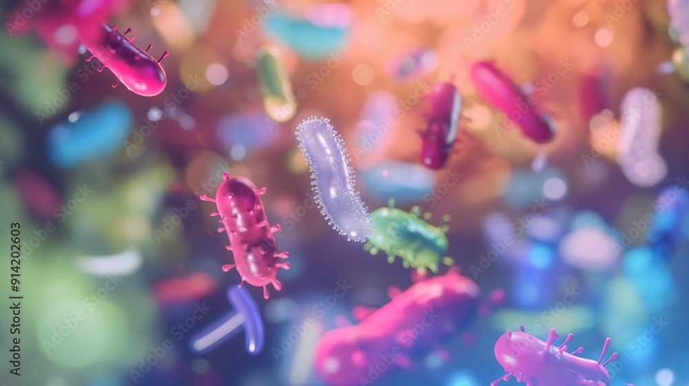 Colorful Microbial Life Under the Microscope Colorful Microbial Life Under the Microscope