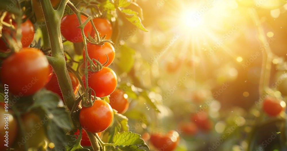 Greenhouse tomatoes. Farm tomatoes. Greenhouse tomatoes. Farm tomatoes.