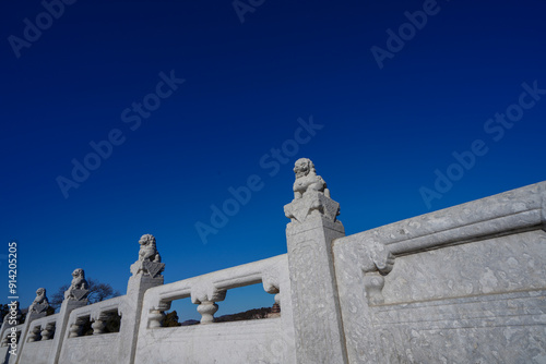 Seventeen Arch Bridge in Summer Palace, Beijing. photo