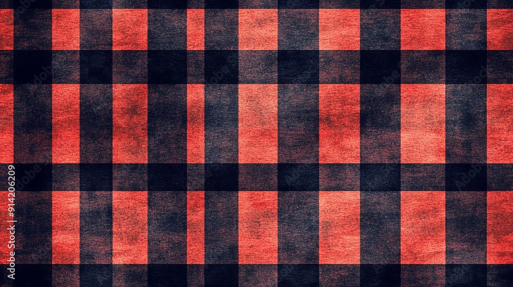 Red and Black Plaid Pattern. Red and Black Plaid Pattern.