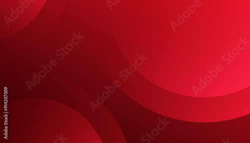 Red geometric background. Dynamic shapes composition. Vector illustration