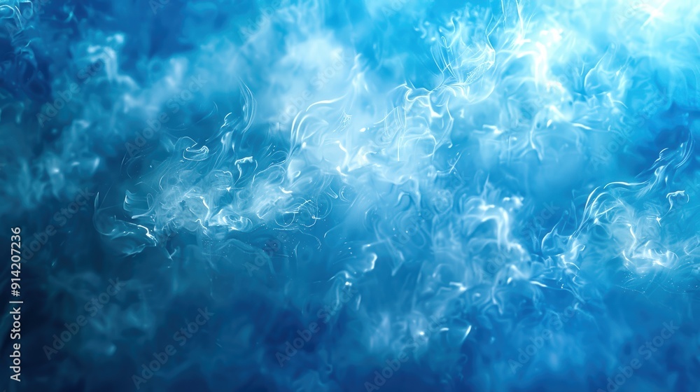 Abstract blue and white smoke clouds swirling in the sky. Great for backgrounds, textures, or artistic projects. Abstract blue and white smoke clouds swirling in the sky. Great for backgrounds, textures, or artistic projects.
