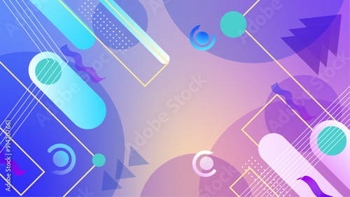 Geometric shapes, fluid lines, and playful colors that create a modern visual experience.