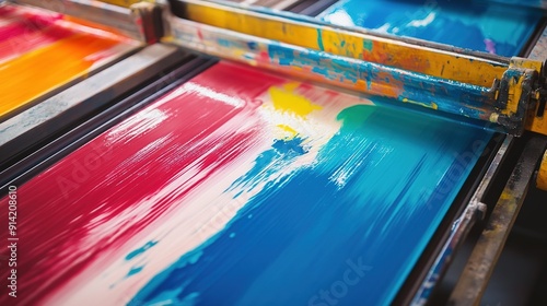 Vibrant Silkscreen Print on High-Quality Paper