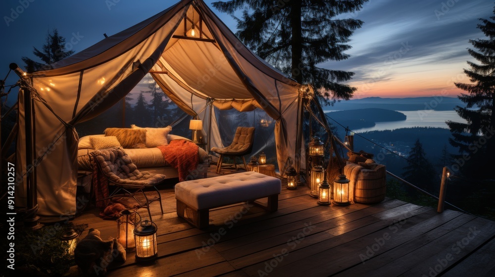 Luxury Glamping with a Breathtaking View Luxury Glamping with a Breathtaking View