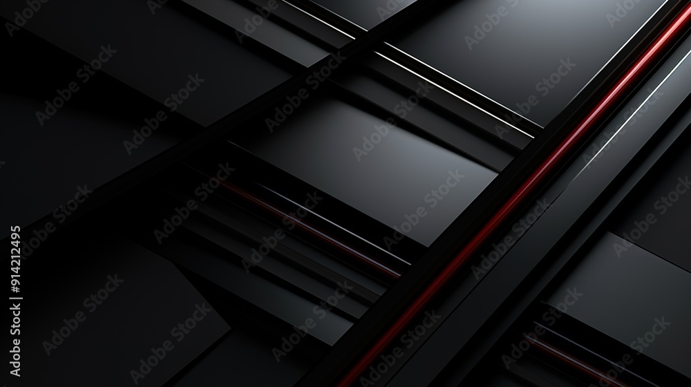 Abstract black and red geometric background with intersecting lines. Abstract black and red geometric background with intersecting lines.