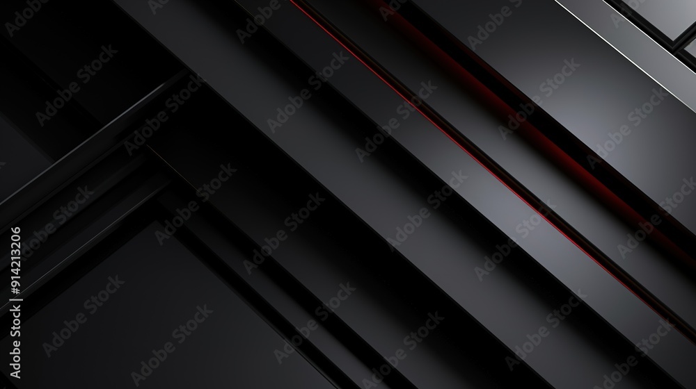 Abstract black and red geometric shapes for graphic design. Abstract black and red geometric shapes for graphic design.