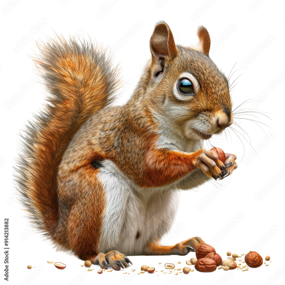 A cute squirrel holding a nut, perfect for nature and wildlife themes. Ideal for educational and illustrative purposes. PNG transparent background. A cute squirrel holding a nut, perfect for nature and wildlife themes. Ideal for educational and illustrative purposes. PNG transparent background.