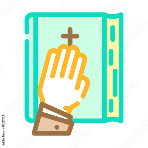 expert witness evidence crime color icon vector. expert witness evidence crime sign. isolated symbol illustration