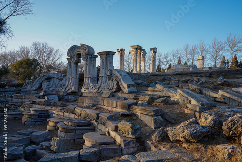 Dashuifa Site of Western Pavilion Scenic Spot in Old Summer Palace, Beijing photo