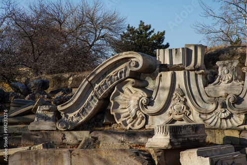 Dashuifa Site of Western Pavilion Scenic Spot in Old Summer Palace, Beijing photo