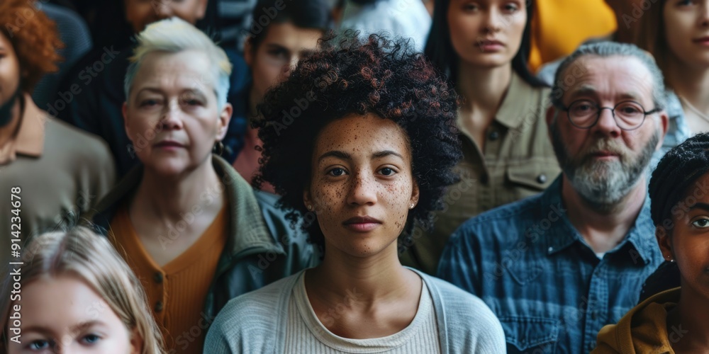 Obraz premium People from various backgrounds coming together in unity