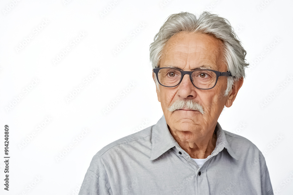 Portrait of a thoughtful senior man Portrait of a thoughtful senior man
