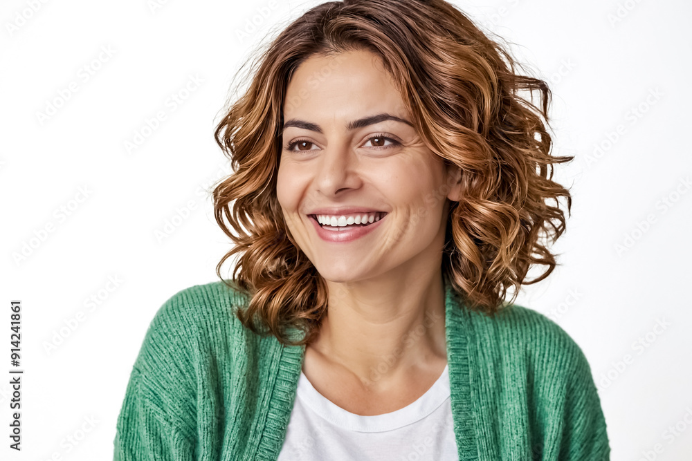 Portrait of a happy young woman smiling Portrait of a happy young woman smiling