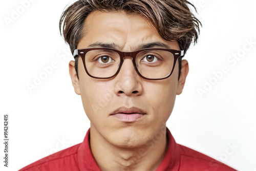 Portrait of a Young Man with Glasses