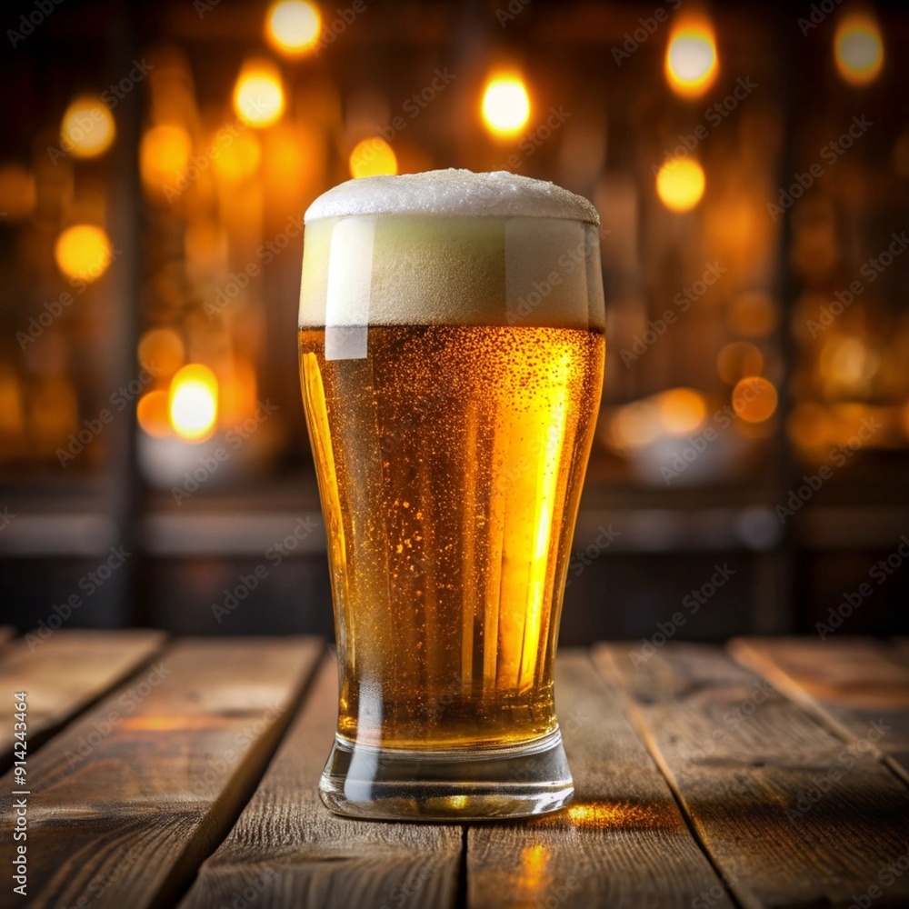 Celebrating Good Times with a Cold, Refreshing Craft Beer in a Pint Glass Celebrating Good Times with a Cold, Refreshing Craft Beer in a Pint Glass
