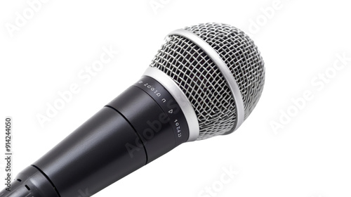 Microphone on transparent background