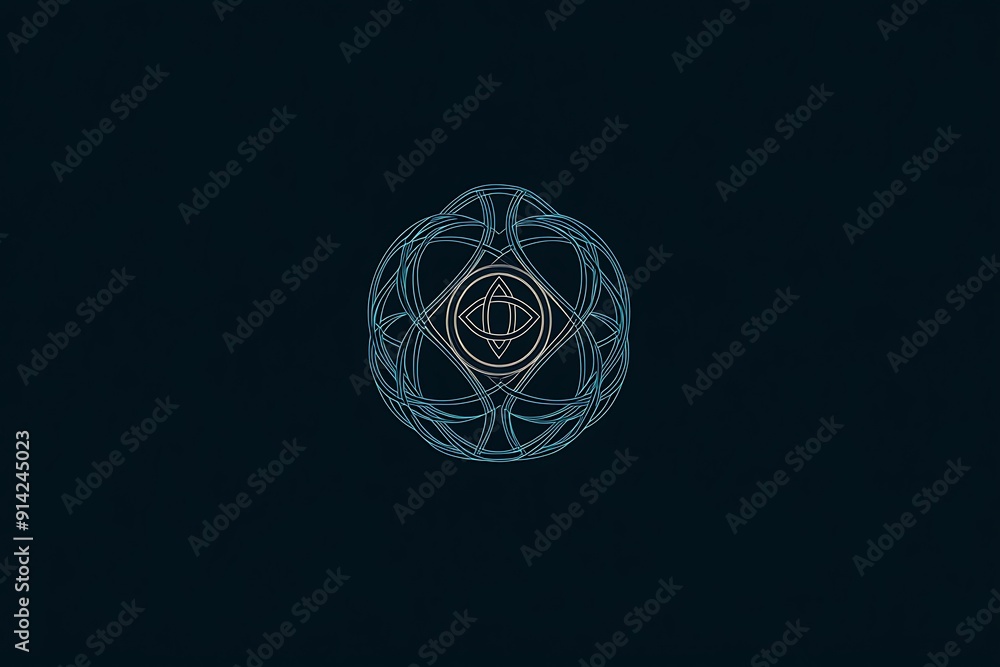 Dharma-Inspired Logo Design with Elegant Illustrations for a Sophisticated Look Dharma-Inspired Logo Design with Elegant Illustrations for a Sophisticated Look
