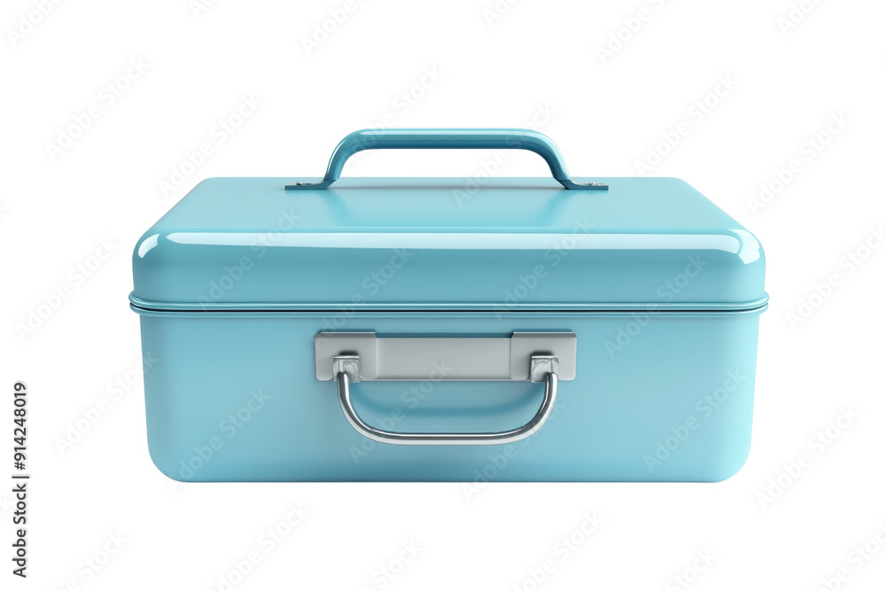 A modern, sleek, and compact blue lunchbox with a handle on top. Perfect for storing and carrying meals conveniently. A modern, sleek, and compact blue lunchbox with a handle on top. Perfect for storing and carrying meals conveniently.