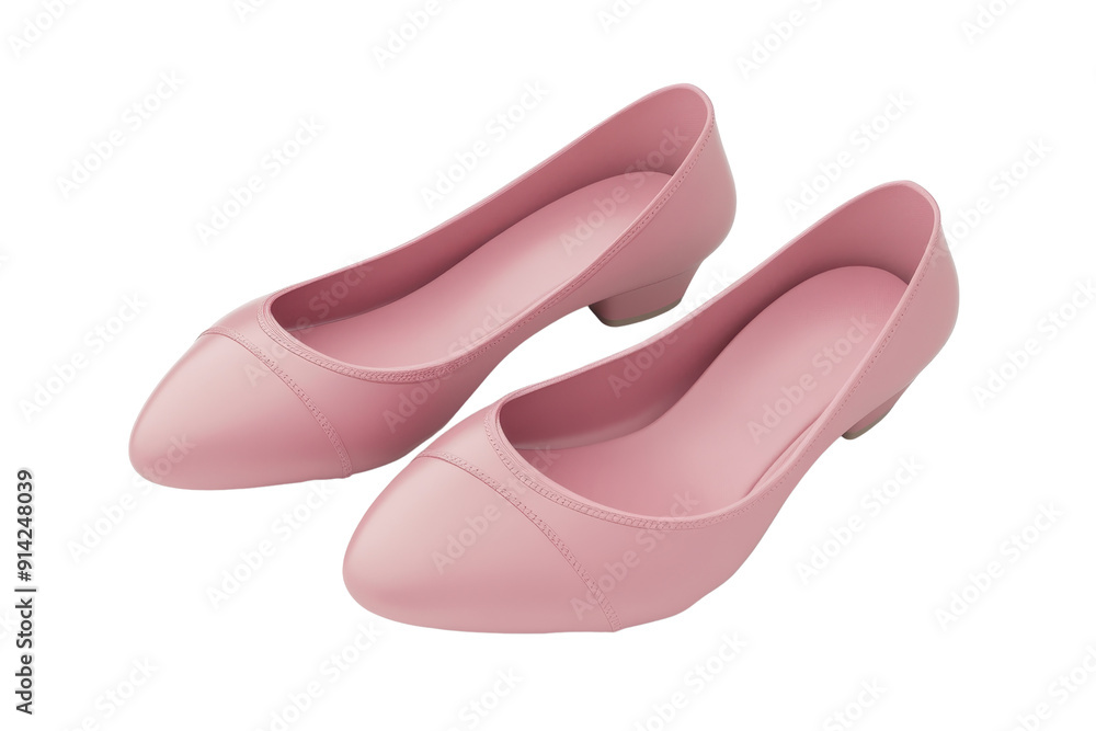 A pair of elegant pink ballet flats perfect for casual wear. Ideal for fashion, footwear, and style-related projects. A pair of elegant pink ballet flats perfect for casual wear. Ideal for fashion, footwear, and style-related projects.