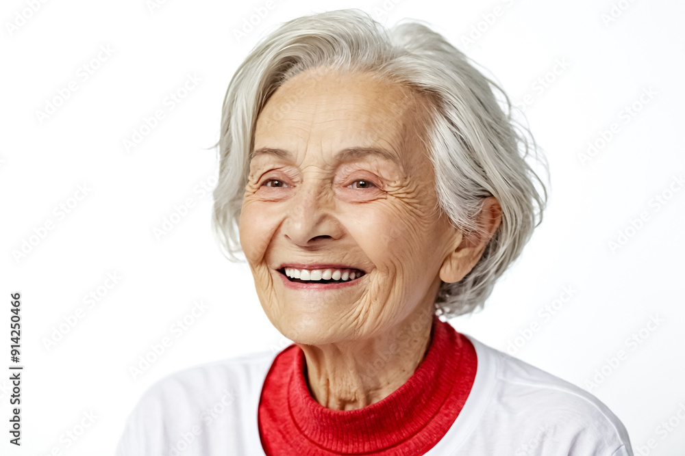 Portrait of a Senior Woman Smiling Portrait of a Senior Woman Smiling