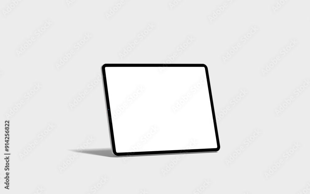 Tablet mockup on a white background Tablet mockup on a white background